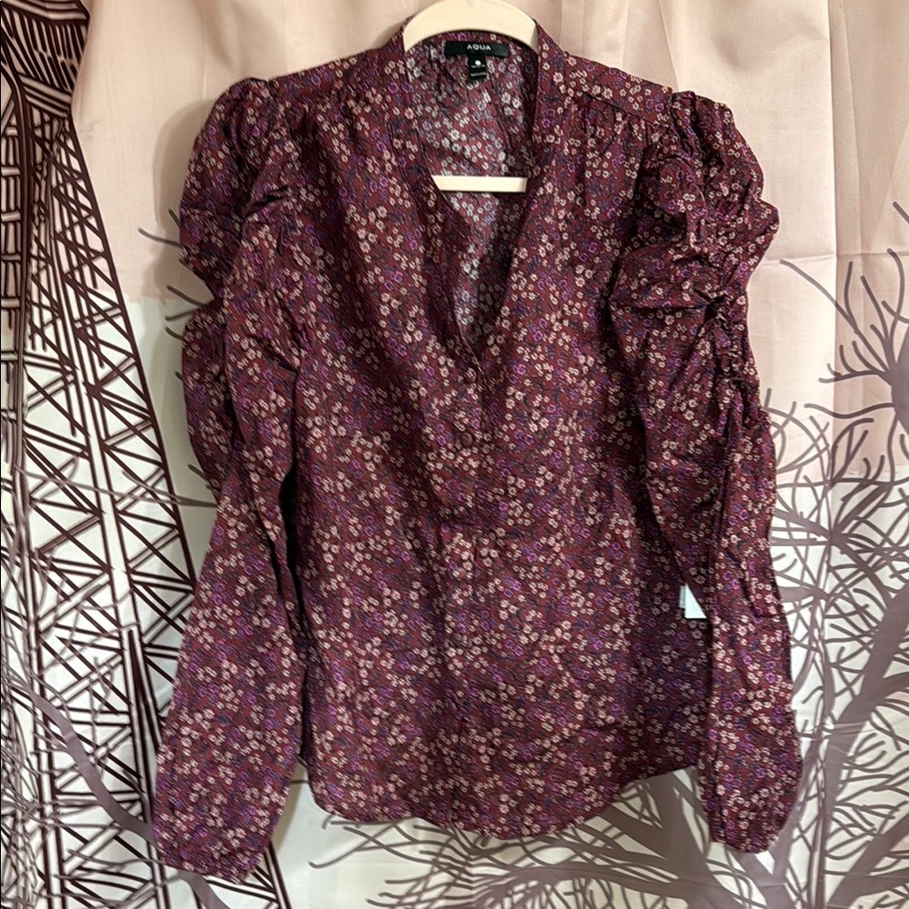 Floral Purple Women's Top